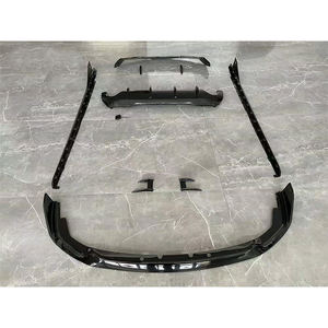Nuevo Kit de Carrocería ABS con Recortes para Escape, Clip-on para <span class=keywords><strong>Serie</strong></span> 1 F40, Negro, Lip Delantero, Faldones Laterales, Alerón de Techo, Difusor Trasero - Product Image 5