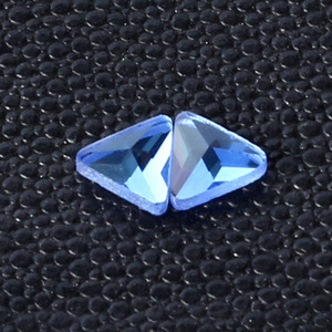 Cristales triangulares de imitación de 6-20 mm con reverso plano para joyería, decoración de teléfonos, piedras de vidrio de grado A. - Product Image 4