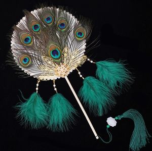 Abanico <span class=keywords><strong>de</strong></span> mano plegable con plumas <span class=keywords><strong>de</strong></span> pavo real para mujer, accesorio <span class=keywords><strong>de</strong></span> fiesta, baile <span class=keywords><strong>de</strong></span> vacaciones, decoración <span class=keywords><strong>de</strong></span> boda nupcial, actuaciones <span class=keywords><strong>de</strong></span> baile - Product Image 6