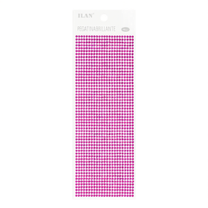 Ilan Pegatina Brillante 4mm Fuchsia 468 piezas Tarjeta Grande Pegatinas Decorativas - Product Image 1