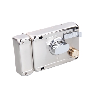 מנעול דלת חיצוני נגד גניבה עם עיצוב ידית ליבה מנחושת לשימוש במלון התקנה קלה לדלתות עץ וברזל - Product Image 1