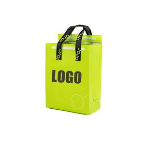Sac isotherme jetable en aluminium et non-tissé pour traiteur extérieur, idéal pour thé au lait chaud et crème glacée - Product Image 1