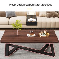 Mobilier de maison tables basses de salon style moderne design simple prix bon marché table à thé en bois table basse