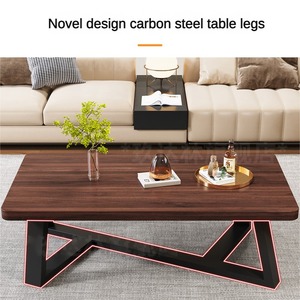 <span class=keywords><strong>Mobili</strong></span> per la casa da salotto tavolini da caffè in stile <span class=keywords><strong>moderno</strong></span> design semplice a buon mercato prezzo tavolo da tè in legno - Product Image 5