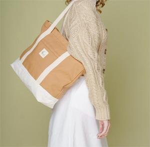 Large Canvas 2 in 1 Women Office <strong>Uni</strong> Shopping <strong>Tote</strong> Shoulder Crossbody <strong>Bag</strong> with Adjustable Straps - Product Image 3