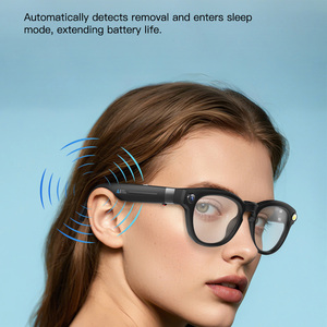Ai thông minh Wearable Video Camera Kính mắt thông minh mắt kính thủy tinh vật liệu nhựa Android app điều khiển - Product Image 2