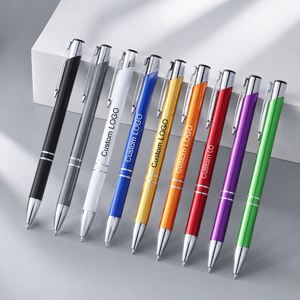 Stylo promotionnel en métal avec logo de l'entreprise, récompense pour le personnel, pour une écriture précise et un contrôle de l'encre - Product Image 1