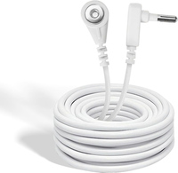 Câble de remplacement pour mise à la terre, 15 pieds, blanc, universel, pour draps, tapis et accessoires de mise à la terre