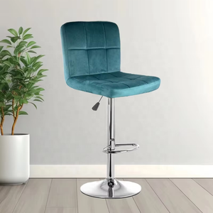 Elegante Silla <span class=keywords><strong>de</strong></span> Bar <span class=keywords><strong>de</strong></span> altura ajustable, <span class=keywords><strong>taburete</strong></span> giratorio <span class=keywords><strong>de</strong></span> 360 ° <span class=keywords><strong>para</strong></span> <span class=keywords><strong>isla</strong></span> <span class=keywords><strong>de</strong></span> cocina, oficina y mesa <span class=keywords><strong>de</strong></span> comedor - Product Image 3