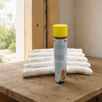 Mousse de polyuréthane d'isolation de canette de pulvérisation de mousse PU à expansion acoustique à faible expansion professionnelle