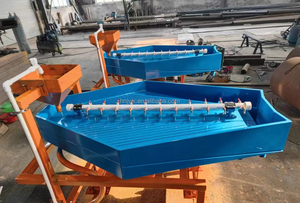 Table vibrante séparatrice par gravité GT-60 en promotion avec moteur pour usine de traitement des minerais d'or, d'argent, de cuivre et de fer - Product Image 5