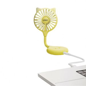 Mini Hand Held Usb Custom Logo Rechargeable Portable Small Cooler Fan for Kids - Product Image 3