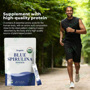 OLLI Label Pribadi Harga Grosir Pigmen Kelas Makanan Phycocyanin Bersertifikat Halal/Kosher Bubuk <span class=keywords><strong>Spirulina</strong></span> Biru Organik Herbal untuk Dewasa - Product Image 4