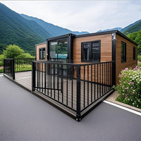 Cabines de Luxe Extensibles en Bois de 20 et 40 Pieds, Prêtes à l'Expédition sur Roues pour Hôtels et Bureaux – Nouveauté Usine