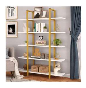 Étagère à livres multifonctionnelle en bois à 5 niveaux, nouvelle bibliothèque design <span class=keywords><strong>2022</strong></span> - Product Image 1