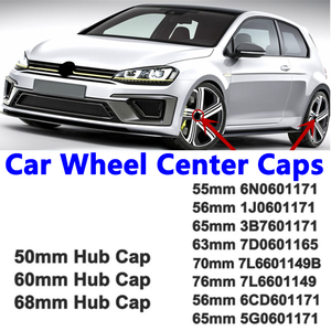Tapas de Centro de Rueda de Coche de 55mm, 56mm, 65mm, 70mm, 76mm para VW Jetta MK5 <span class=keywords><strong>Golf</strong></span> Passat Estilo 3B7601171 - Product Image 2