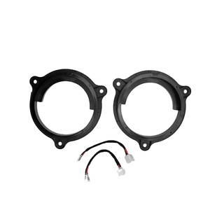 Speaker Spacer Ring Tweeter Speaker Spacer Adator For 6.5" ABS 2pcs Universal Triangle Shape