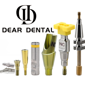 Straumann Cementable / Healing <span class=keywords><strong>Abutment</strong></span> Rechte Hoek Oem Implantaat Analoge Indruk Post Sluiting Cap Originele Gegevens - Product Image 2