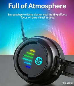 Casque USB supra-auriculaire Original 8015U avec micro réglable, audio spatial 7.1, idéal pour réunions d'affaires, <span class=keywords><strong>cours</strong></span> en ligne et diffusion en direct - Product Image 2