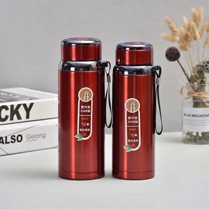 Bouteille d'eau isotherme moderne en acier inoxydable OEM 800 ml/1000 ml pour le sport et les voyages en extérieur, avec couvercle sans BPA, écologique - Product Image 5
