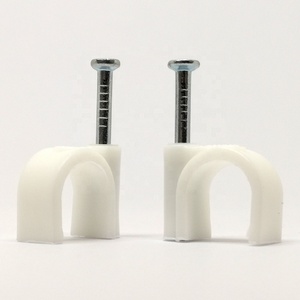 คลิปหนีบสายไฟคอนกรีตแบบมีตะปูแข็ง คลิปหนีบสายไฟพลาสติก - Product Image 3