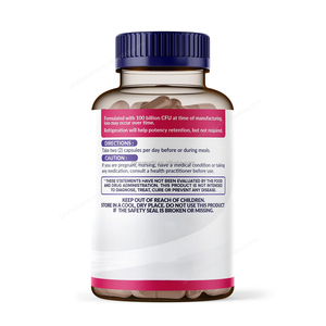 Geformuleerde Rauwe Probiotica Voor Vrouwen 100 Miljard Cfus <span class=keywords><strong>Capsules</strong></span> Met Prebiotica Spijsverteringsenzymen - Product Image 6