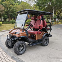 Carrito de Golf Eléctrico Ecológico de 4 Plazas con Color de Carrocería Personalizable y Configuración Personalizable para Uso en Vecinados