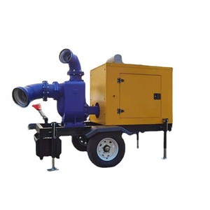 Camion pompe de lutte contre les inondations à moteur diesel 200/500/1000 m³/h, pompe centrifuge auto-amorçante pour eaux usées, construction en acier - Product Image 2