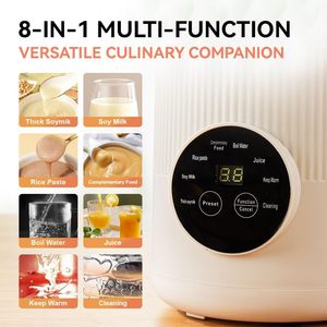 Meilleures ventes : Mixeur chauffant électrique portable 1000/1200 ml, appareil de cuisine intelligent, machine à lait végétal (noix et soja) - Product Image 2