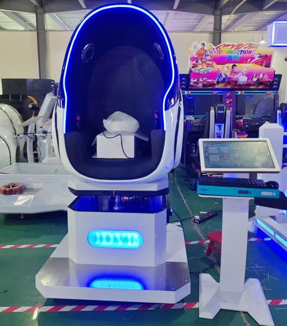 Indoor Single-Person 9D VR Simulator Game Machine Virtual Reality Egg Chair Space Shooting Metal 100+ Games Adventure Park