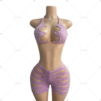 ELITES Usine Source Strass de Haute Qualité Tenues de Danse Exotiques Tenues de Strip-teaseuse Exotiques