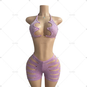 Элитный источник, фабричная Высококачественная экзотическая танцевальная одежда со стразами, экзотические Стриптизерши - Product Image 2