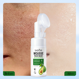 OEM SADOER Etiqueta Privada Aminoácido Lavado DE CARA Mousse Vitamina C Limpieza profunda Poros Humedad Refrescante Control de aceite <span class=keywords><strong>Limpiador</strong></span> <span class=keywords><strong>facial</strong></span> - Product Image 4