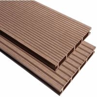 Plancher Extérieur Moderne en WPC Écologique, Ignifuge, Imperméable et Antidérapant pour Jardin, Utilisation Extérieure, Marque EONCRED, Garantie de 3 Ans