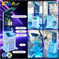 Máquina Simuladora de Disparos en Realidad Virtual (VR) de Gran Venta para Parques de Juegos Interiores, Funciona con Monedas, para Niños y Adultos