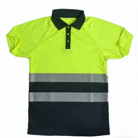 Uniforme de travail personnalisé, Polo réfléchissant, t-shirt de sécurité, Fluorescent vert