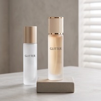 Vente en gros de mini atomiseurs de parfum givrés de 10 ml, flacon de voyage en verre transparent, flacon de parfum vide portable