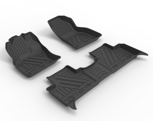 AUTOBO Convient à la Lynk & Co 01 2021 à quatre <span class=keywords><strong>roues</strong></span> <span class=keywords><strong>motrices</strong></span>, ensemble complet de tapis de sol TPE 3D5D, tapis de coffre, tapis de dossier, imperméable, résistant à l'usure - Product Image 1