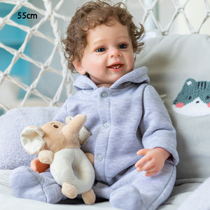 Poupée bébé reborn en gros pour les enfants, cadeaux pour filles, jouet réaliste et mignon, nouveau-né simulé, accessoires de jeu d'imitation - Product Image 6