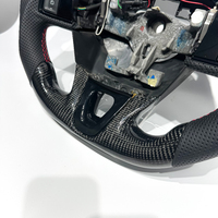 Volant en fibre de carbone pour Renault Megane Megane3 Megane4 Design RS pour Renault 3 Sport Volant de course en fibre de carbone mate