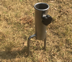 Bãi biển Ngoài trời Ô cơ sở vuông nước đầy, bãi biển nhỏ ô cơ sở đứng trọng lượng nhựa Đồ Gỗ Ngoài Trời HDPE + thép - Product Image 5