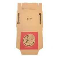Boîte à pizza en carton ondulé de haute qualité, fabrication ODM OEM, avec design et logo personnalisés gratuits, qualité alimentaire