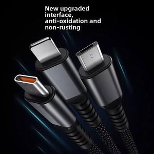 Hot Selling 3 In 1 100W Nacht-Lichtgevende Universele Usb-Kabel Universele Mobiele Telefoon Usb Type-C Kabel/<span class=keywords><strong>Android</strong></span> Oplaadkabel - Product Image 4