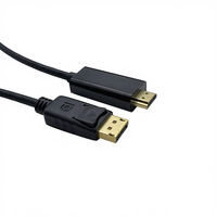 Câble COMTON DisplayPort 1.2 Source vers HD 1.4, câble de moniteur avec conception Press-Lock pour moniteur, projecteur, téléviseur