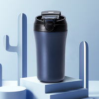 Tasse à café de voyage isolée sous vide en acier inoxydable personnalisable tasse à café thermique à double paroi écologique avec couvercle