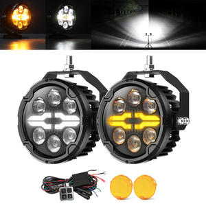 Luces Nuevas para Motocicleta 2026 con Luz Alta y Baja, DRL Ámbar y Blanco, Foco Externo Regulable para <span class=keywords><strong>BMW</strong></span> F850 GS F900 GR - Product Image 1