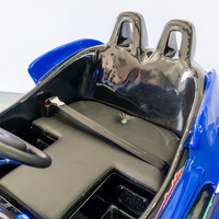 Voiture de collision moderne et attrayante en fibre de verre, kart de collision commercial pour usage intérieur et extérieur, idéal pour les écoles et les parcs d'attractions