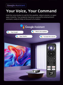 OEM โปรเจ็คเตอร์อัจฉริยะ ODM 4K, โปรเจ็คเตอร์อัจฉริยะกูเกิ้ลทีวี4K โปรเจ็คเตอร์ความคมชัดระดับ Full HD Wi-Fi ภาพยนตร์ Google โปรเจคเตอร์กลางแจ้ง1080P การศึกษา - Product Image 2