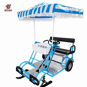 Buggy électrique deux places avec pare-soleil, véhicule électrique pour la glace, <span class=keywords><strong>chariot</strong></span> à <span class=keywords><strong>neige</strong></span> et à glace pour patinoire, parc d'attractions - Product Image 1