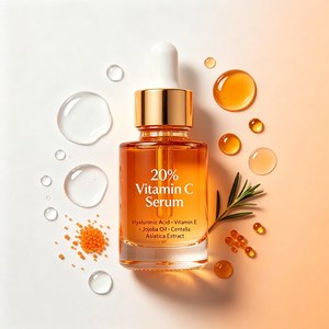 Sérum à 20% de vitamine C, hydratant, atténue les marques d'acné, unifie le teint, anti-âge, soin hydratant pour le visage - Product Image 6
